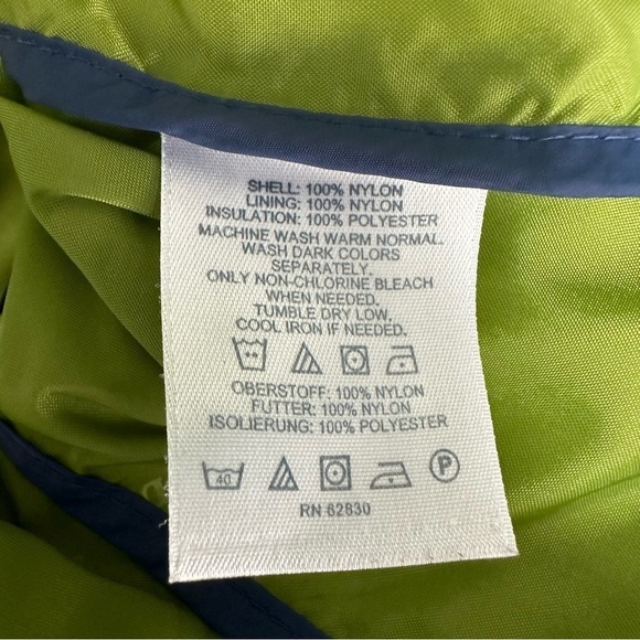 Lands End Green Quilted Puffer Vest, Small - Picture 6 of 7